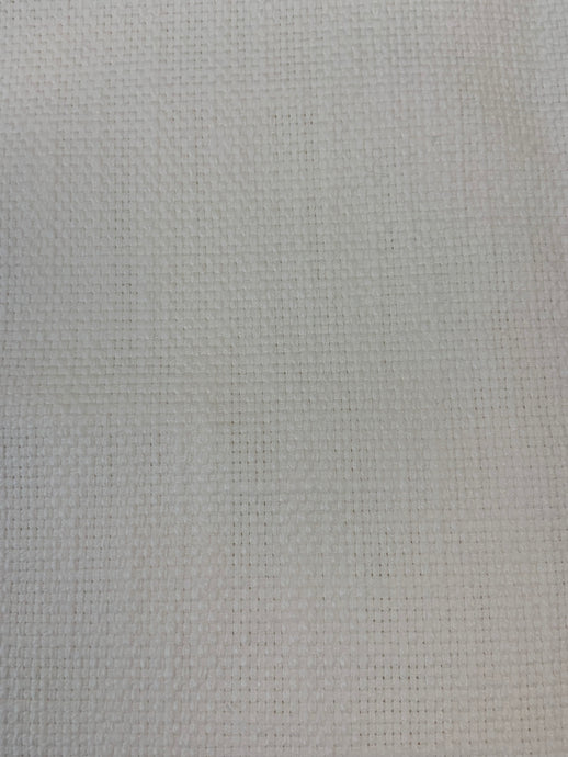 Slubby Basketweave White Upholstery Fabric by P. Kaufman