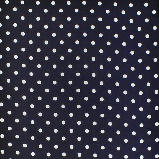 Jeanne Dot CL Navy Drapery Upholstery  Fabric by Ralph Lauren