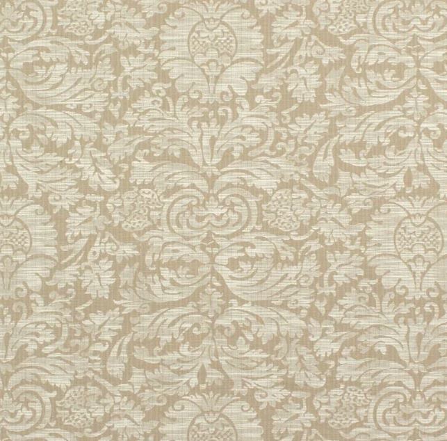 Austell Damask CL Parchment Drapery Upholstery Fabric by Ralph Lauren ...